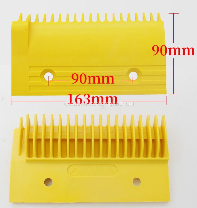Yellow Comb Plate for Hitachi Escalators