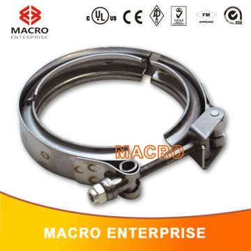 stainless steel fuel line V-band hose clamps