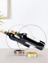 Round hole built-in wine rack