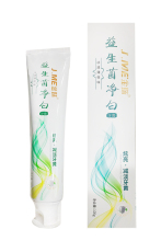 Extra-strength probiotics white toothpaste