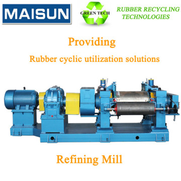 Refining Mill To Make Reclaimed Rubber
