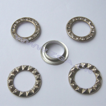 Rhinestone Eyelet and Washer ,fashion accessories