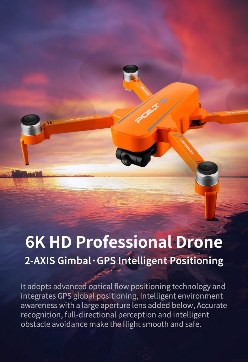 JJRC X17 GPS 5G WiFi FPV with 6K ESC HD Camera 2-Axis Gimbal Optical Flow Positioning Brushless Foldable RC Pro Drone Xmas Gift
