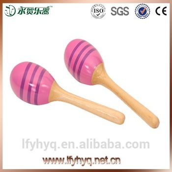 Musical Instrument, china wooden toys, wooden maracas wholesale