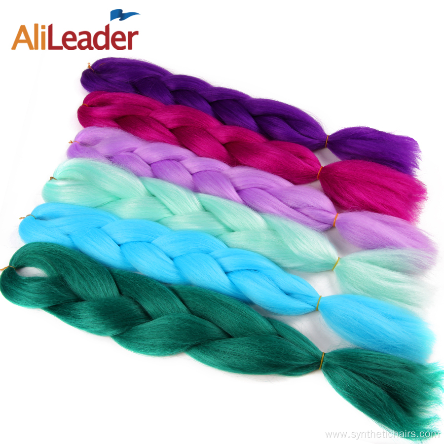 Super Silky Jumbo Braid Hair 24Inches Pure Color
