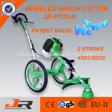 2015 new design 52cc wheeled brush cutter/wheeled grass trimmer