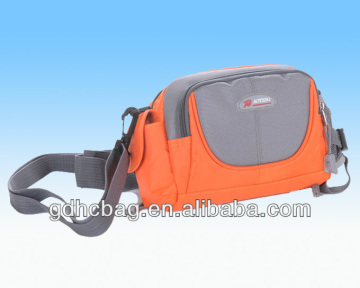 2014 New Design Sport Style Orange 1680D Waist Bag with Epoxy Logo