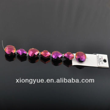 loose crystal glass beads strands wholesale 7 inch