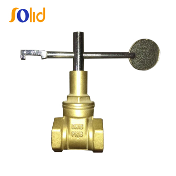 Brass Gate Valve with lock