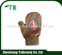 offset children knit glove