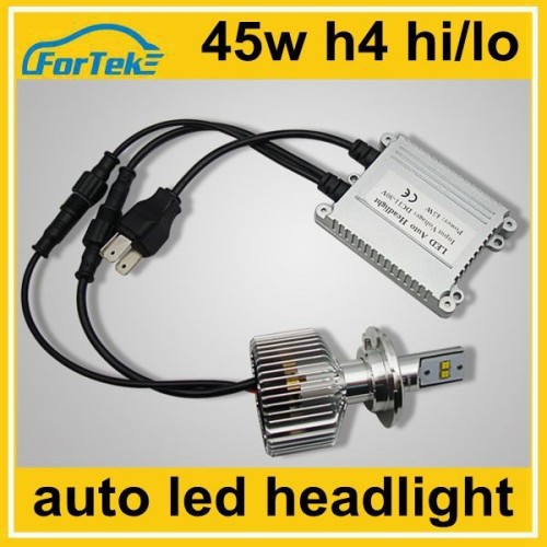 auto reparing 45w lumiled car led headlight restoration kit h4 hi/lo 4500lm