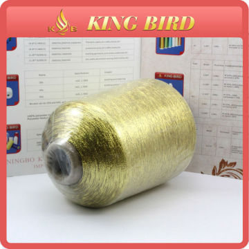 china golden metallic yarn mx type