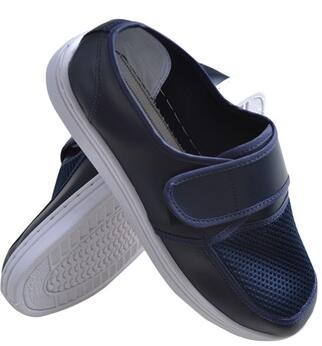 LN-1577104 Blue PU Shoes Mens ESD Shoes Cleanroom Working Shoes