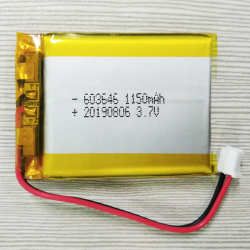 Batteria Lipo 603646P 3.7V 1150mAh di vendita calda