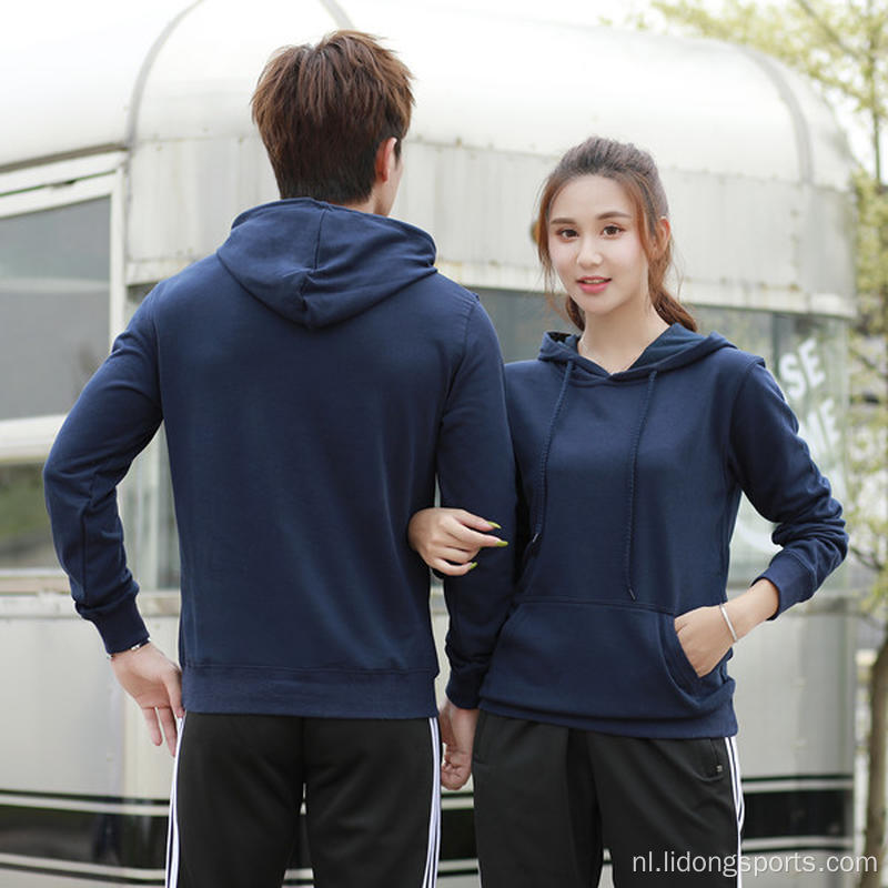 Hoogwaardige unisex kleurrijke sweatshirt pullover capuchoneded