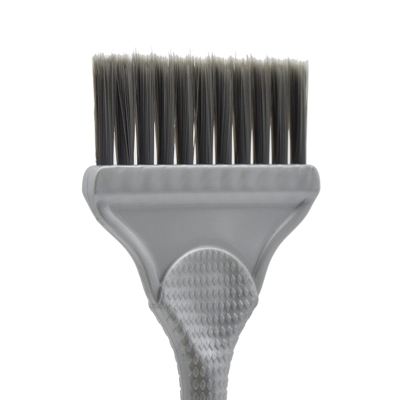 Tinting Brush Plastic Handle Soft Nylon Bristles Salon Tinting Bleaching Hair Coloring Brush