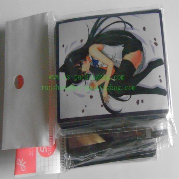 Clear Card sleeves with Cello Cellophane Poly Bags packet