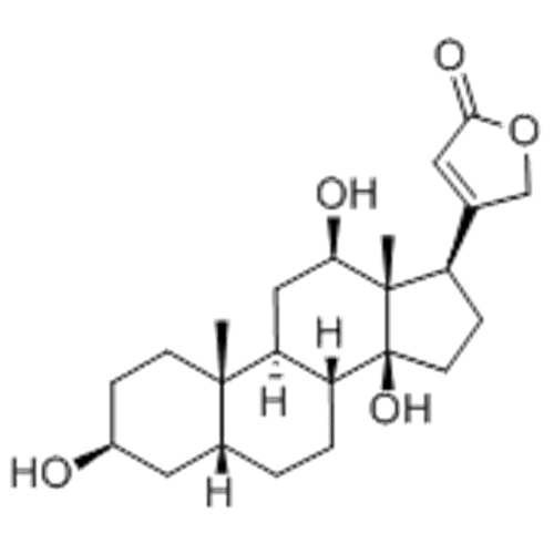 Tarjeta-20 (22) -enolida, 3,12,14-trihidroxi -, (57276292,3b, 5b, 12b) CAS 1672-46-4