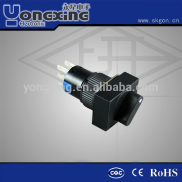 16mm standard rectangle current selector switches