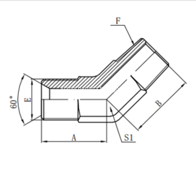 Hydraulic Bspt Elbow