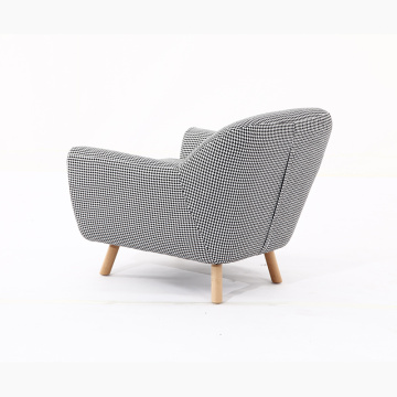 Modern Gabriola Fabric Lounge Chair