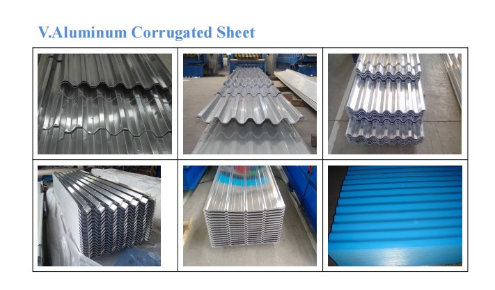 5 Folhas de Alumínio Corrugado Jpg 5 Corrugated Aluminum Sheet Jpg