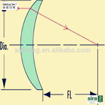 clear plastic acrylic meniscus cylindrical lens pmma meniscus lens