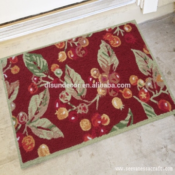 new design 100% polyester good quality front door mats