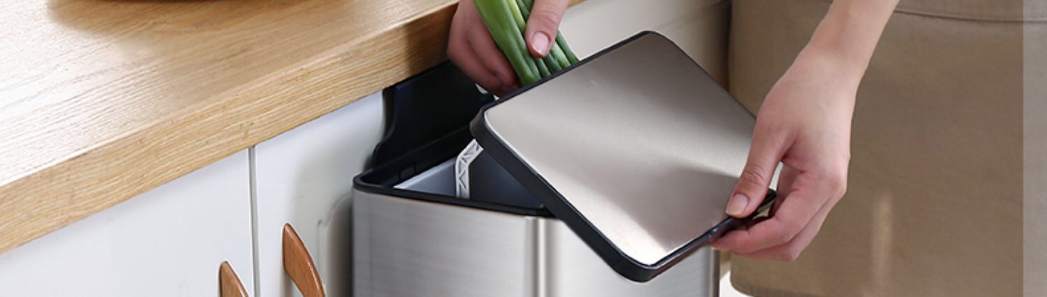 Slide Open Garbage Waste Bin