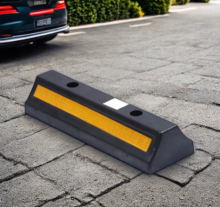 Carport Rubber Plastic Wheel Stopper Protectors