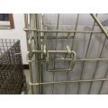 Industrial storage cage with hollow plate PP