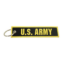 US Army Twill Embroidered Key Chain