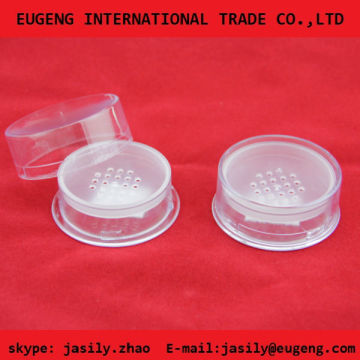 Plastic loose powder sifter case