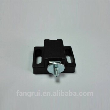 Nylon material magnetic ball catch, good quality magnetic ball catch, black magnetic ball catch