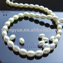 loose oval iminate pearl necklace pattern beads