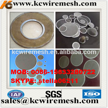 Cheap!!!!! KanChen brass wire screen disc / brass screen oil disc / oil filter screen