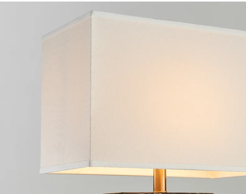 Elegant Marble Table Lamp for Living Room and Bedroom Decor