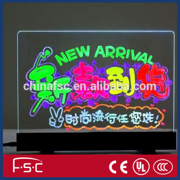 Indoor display lighting fluoresent board led colorful board