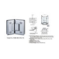 Glass to Glass Frameless 135 Degree Door Hinges