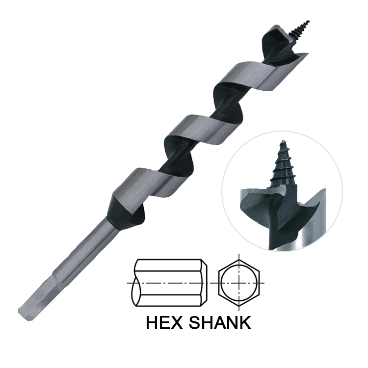 hex shank auger drill bit