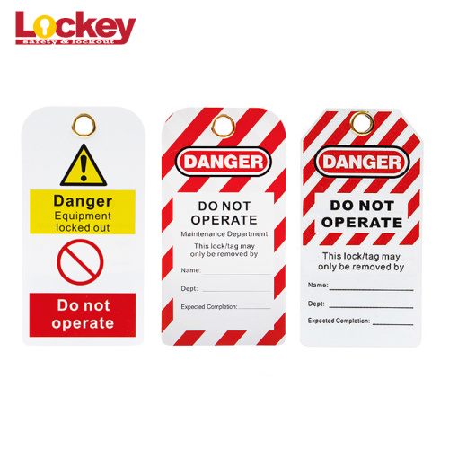 Safety Lockout Waterproof Isolation Tags