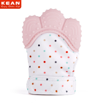 Wholesale Cheap Price Durable Safety Teething Mitt, Baby Teething Mitten, Baby Teething Glove