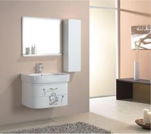 Wall Mounted PVC Small Bathroom Vanities