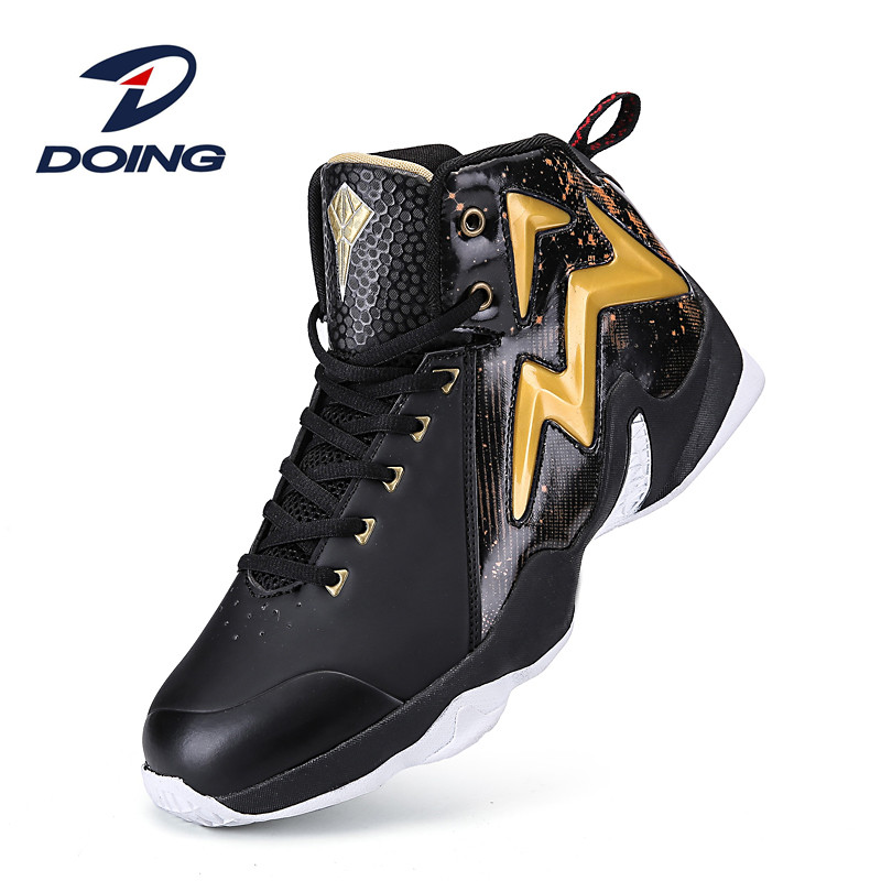 2018 new design custom breathable men high-top basketball sport shoes