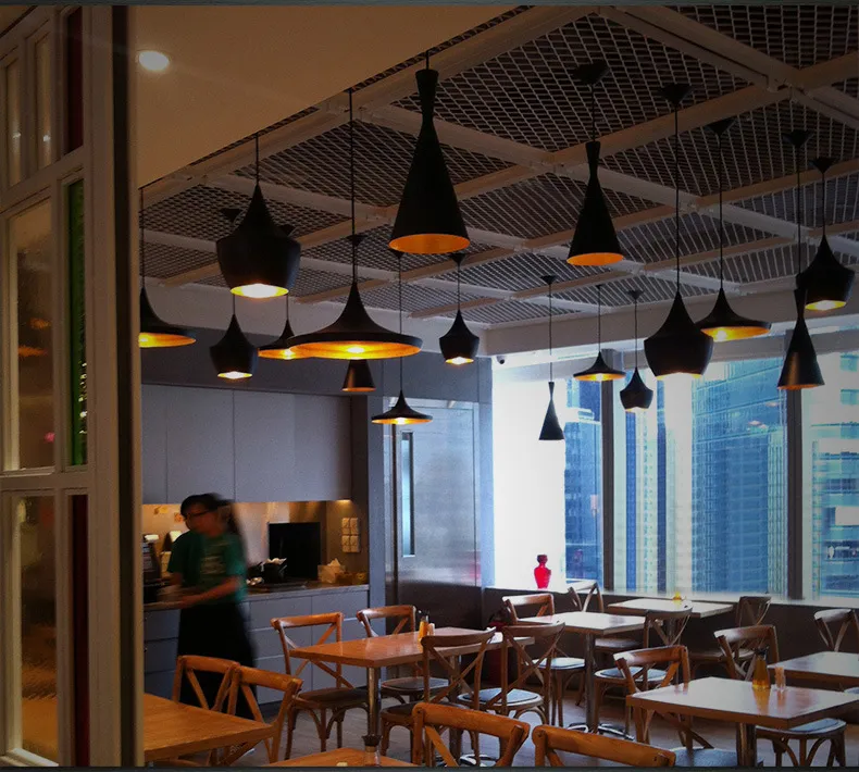 Industrial Style Black Pendant Chandelier for Dining Spaces