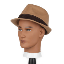 Foam male glass wig display mannequin head wig stand with eyelash