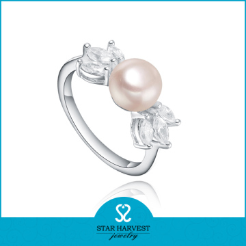 New Design Pearl 925 silver rhodium plated jewelry