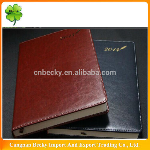 2014 High quality New Style Fashion Leather Notebook