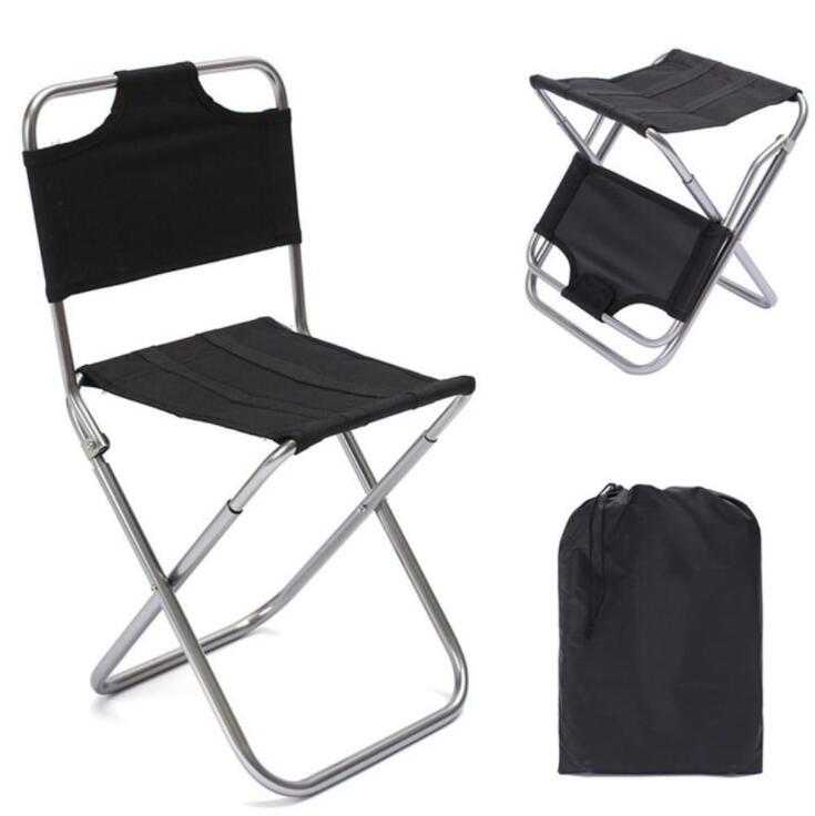 Aluminum Portable Folding Camping Chair Outdoor Foldable Fishing Chair Beach Chiar