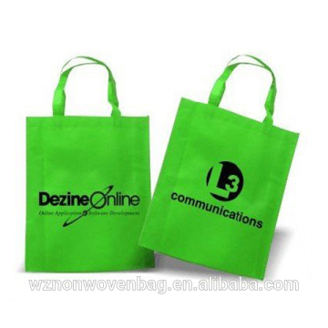 printed logo handle custom non woven bag